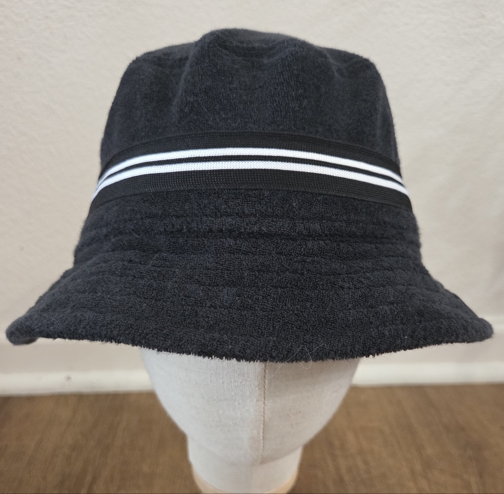 Champion Unisex Black Terry Casual Everyday Bucket Hat M/L Hipster Festival